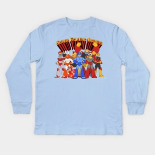 Super Fighting Robots Kids Long Sleeve T-Shirt